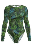 Умный цельный купальник Pitaya Mexico SPF-35 Jungle Mood