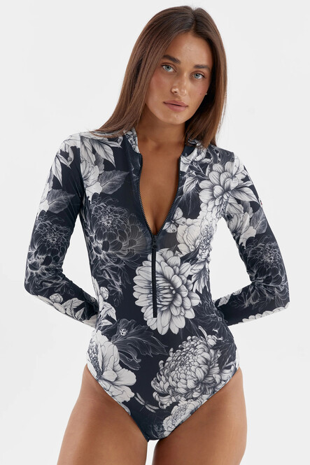 Умный цельный купальник Pitaya Philadephia SPF-35 Night Flower