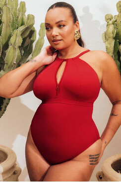 Цілісний купальник Curvy Kate CS035606 Zip Tide